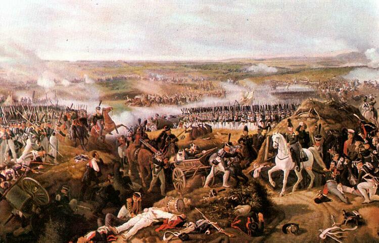 The Borodino Battle (the picture by Hess)