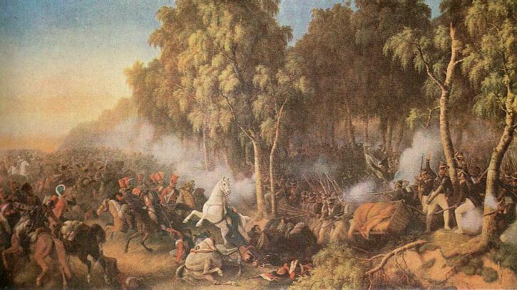 The Battle At Krasny. August,2,1812