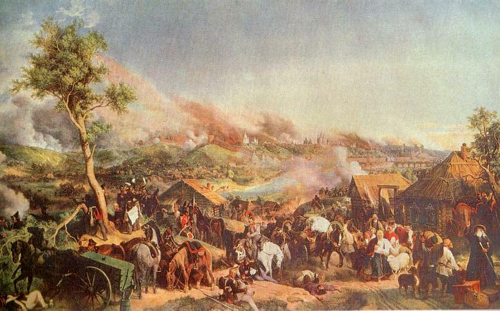The Battle At Smolensk. August,5, 1812.