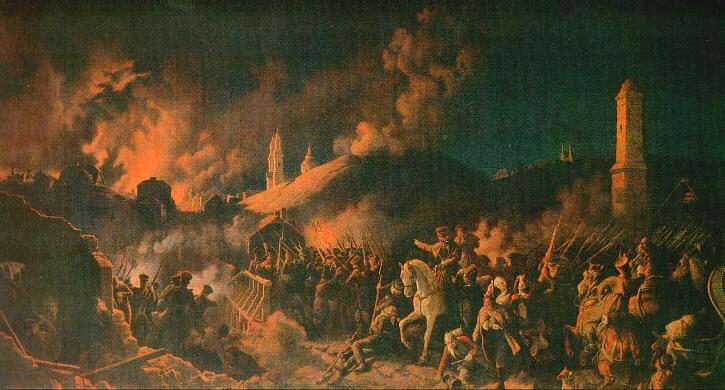 The Battle At Polotsk. October,7, 1812