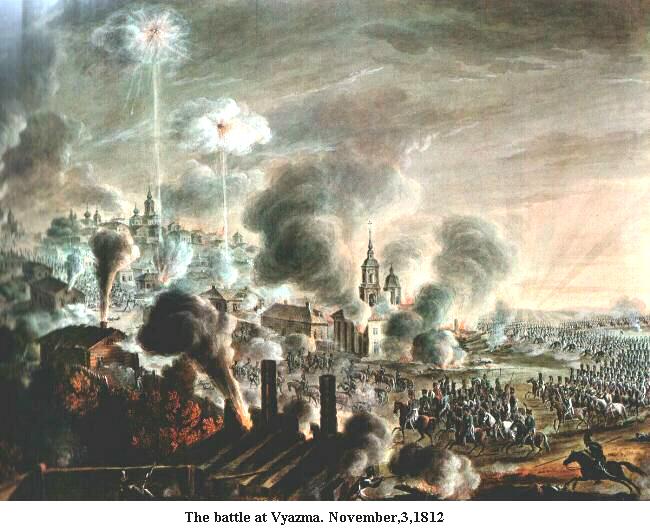 The battle at Vyazma. November,3,1812