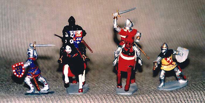 English and French Khights of the Centenary War Period