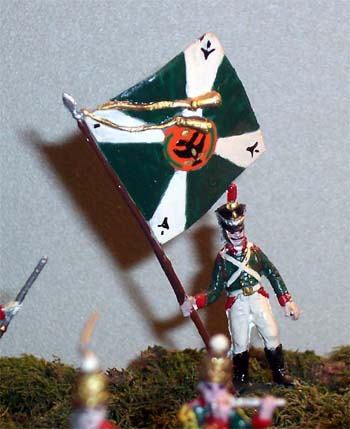 Russian banner bearer